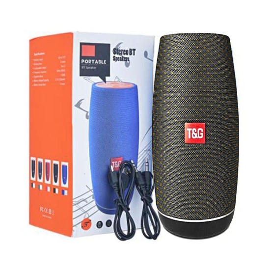 T&G Portable Bluetooth Speaker TG-108 Hands-Free Calls/TF/AUX/FM Gold T&G Portable Bluetooth Speaker TG-108 Hands-Free Calls/TF/AUX/FM Gold